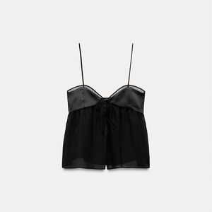 Zara Black Camisole Top